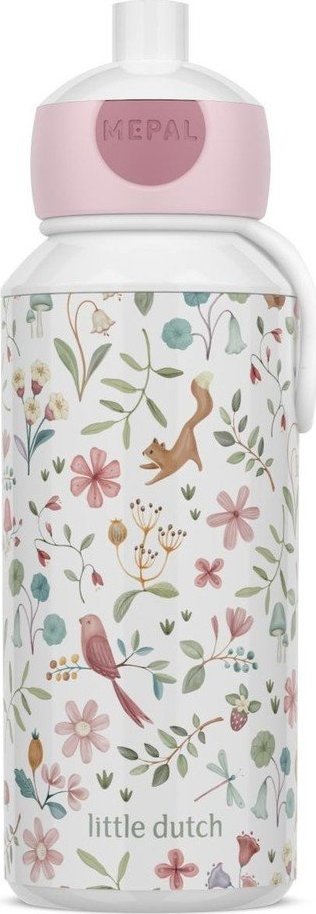 Bílá/růžová plastová dětská lahev 400 ml Fairy Wonders by Little Dutch – Mepal Mepal