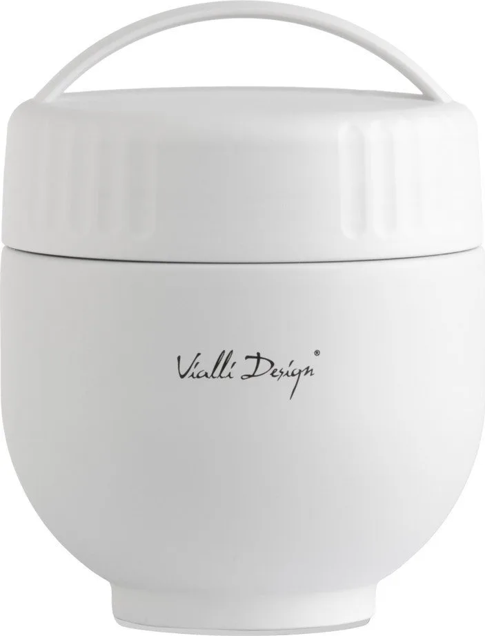 Bílá termoska na jídlo z nerezové oceli 680 ml Fuori – Vialli Design