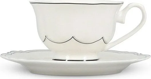 Bílé šálky v sadě 2 ks z kostního porcelánu 190 ml Odette – S|P Collection