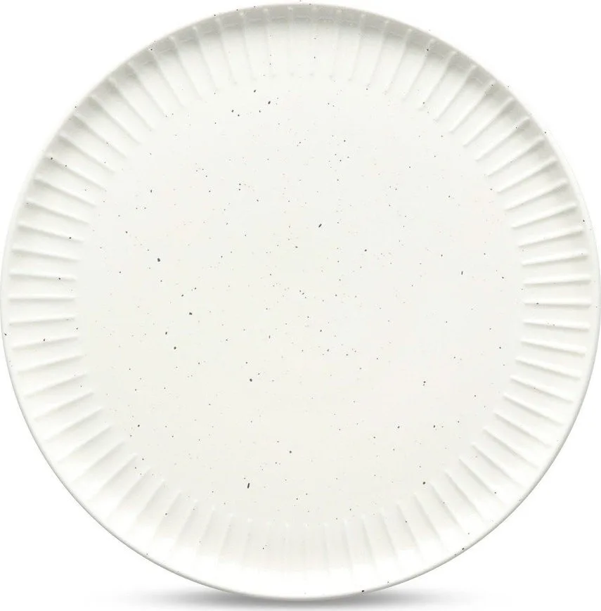 Bílý dezertní talíř ø 21 cm Ora Gloss – Salt&Pepper