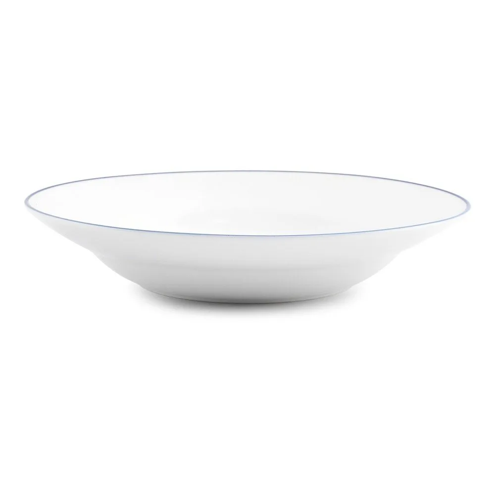 Bílý hluboký porcelánový talíř ø 23 cm Basic White – BonBistro