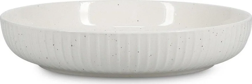 Bílý hluboký talíř ø 22 cm Ora Gloss – Salt&Pepper