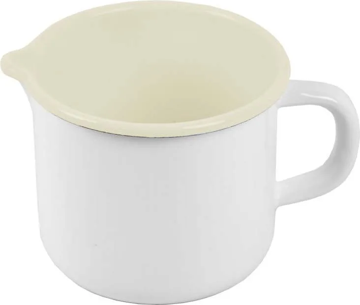 Bílý hrnek 1,12 l Enamel – Ego Dekor