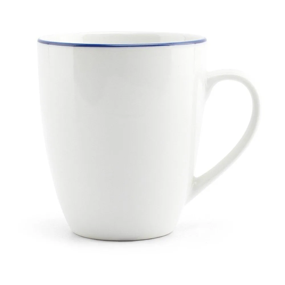 Bílý porcelánový hrnek 380 ml Basic White – BonBistro