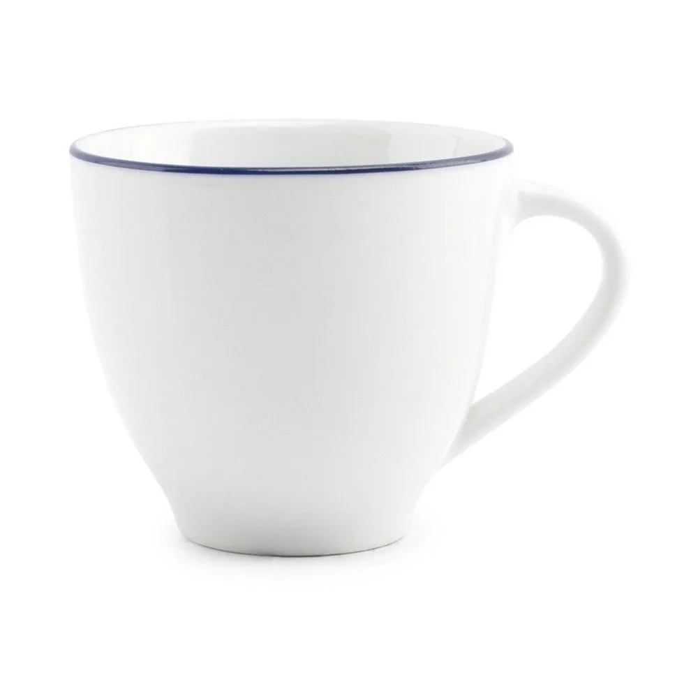 Bílý porcelánový šálek na cappuccino 200 ml Basic White – BonBistro