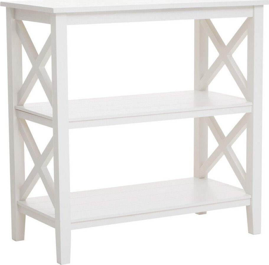 Bílý regál z borovicového dřeva 40x81x81 cm Heritage – Premier Housewares Premier Housewares