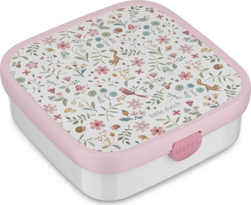 Bílý/růžový plastový dětský svačinový box Fairy Wonders by Little Dutch – Mepal Mepal