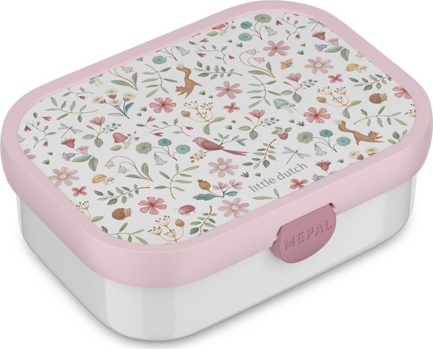 Bílý/růžový plastový dětský svačinový box Fairy Wonders by Little Dutch – Mepal Mepal