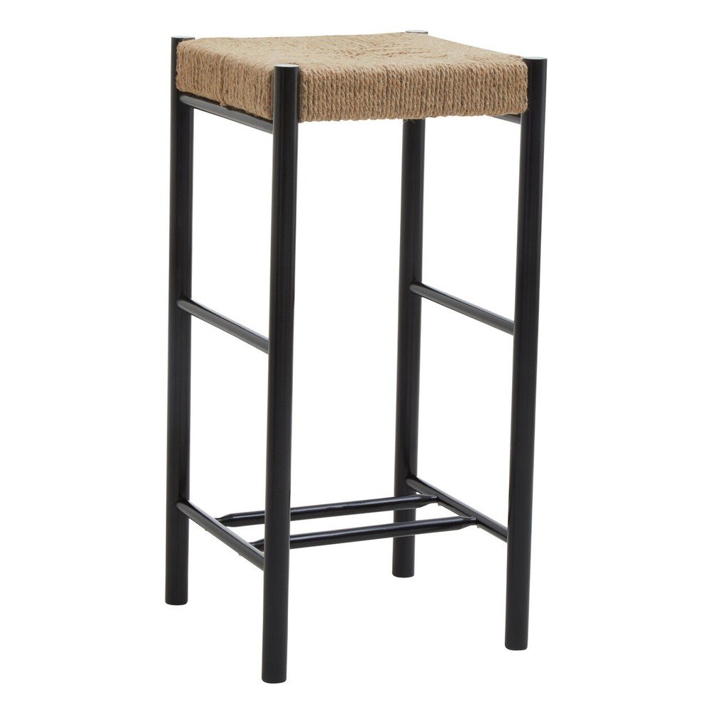 Černá/v přírodní barvě barová stolička z bukového dřeva (výška sedáku 72 cm) Bandar – Premier Housewares Premier Housewares