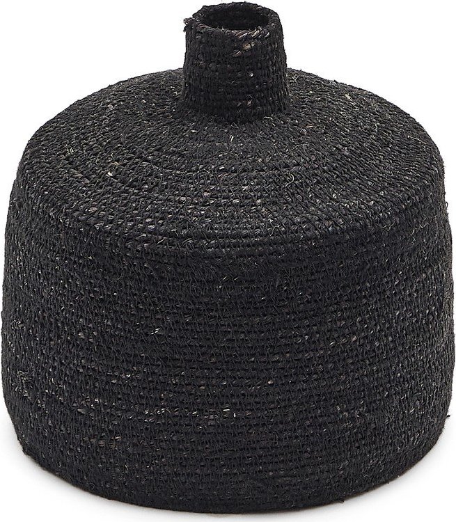 Černá váza (výška 20 cm) Salinas – Kave Home Kave Home