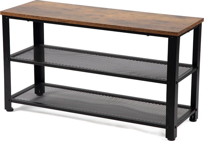 Černý ocelový botník 80x45x30 cm Arne – Bonami Essentials Bonami Essentials