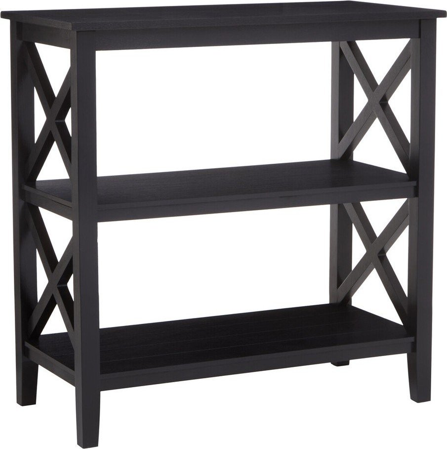 Černý regál z borovicového dřeva 40x81x81 cm Heritage – Premier Housewares Premier Housewares