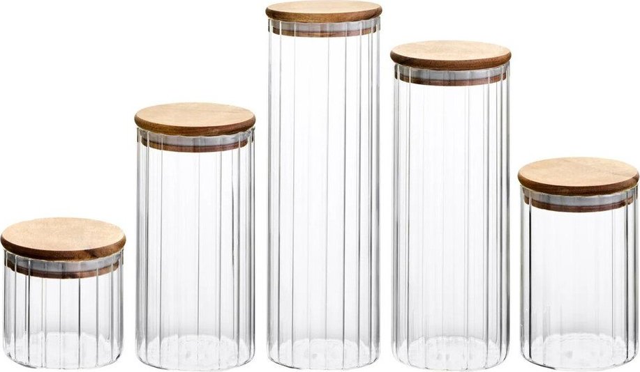 Dózy v sadě 5 ks na potraviny Freska – Premier Housewares Premier Housewares