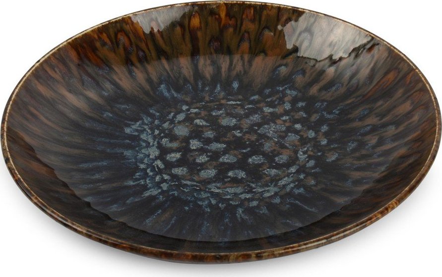 Hnědý hluboký porcelánový talíř ø 26 cm Resto – BonBistro BonBistro