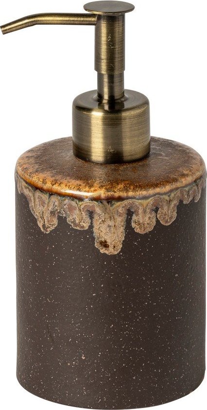 Hnědý kameninový dávkovač mýdla Poterie Bath – Casafina Casafina