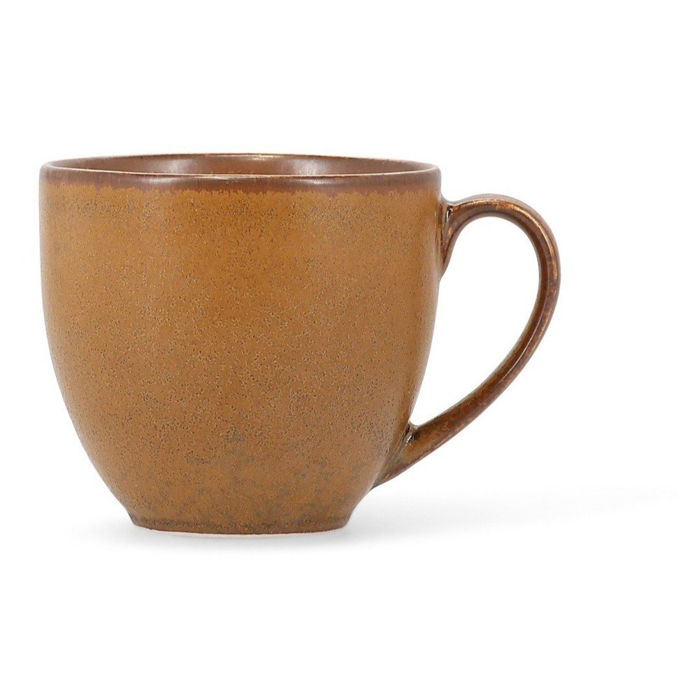 Hnědý porcelánový šálek na cappuccino 200 ml Ovio – BonBistro BonBistro