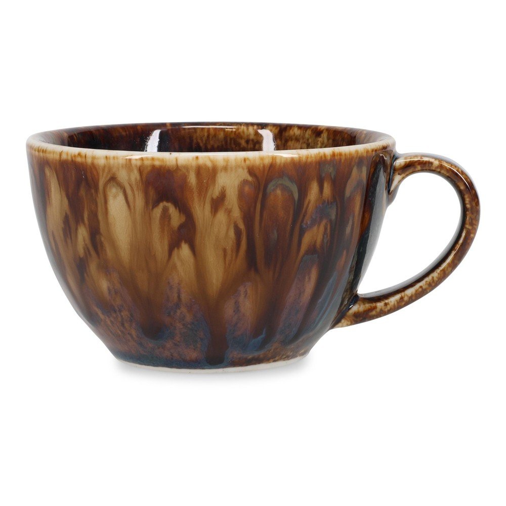 Hnědý porcelánový šálek na latte 300 ml Resto – BonBistro BonBistro