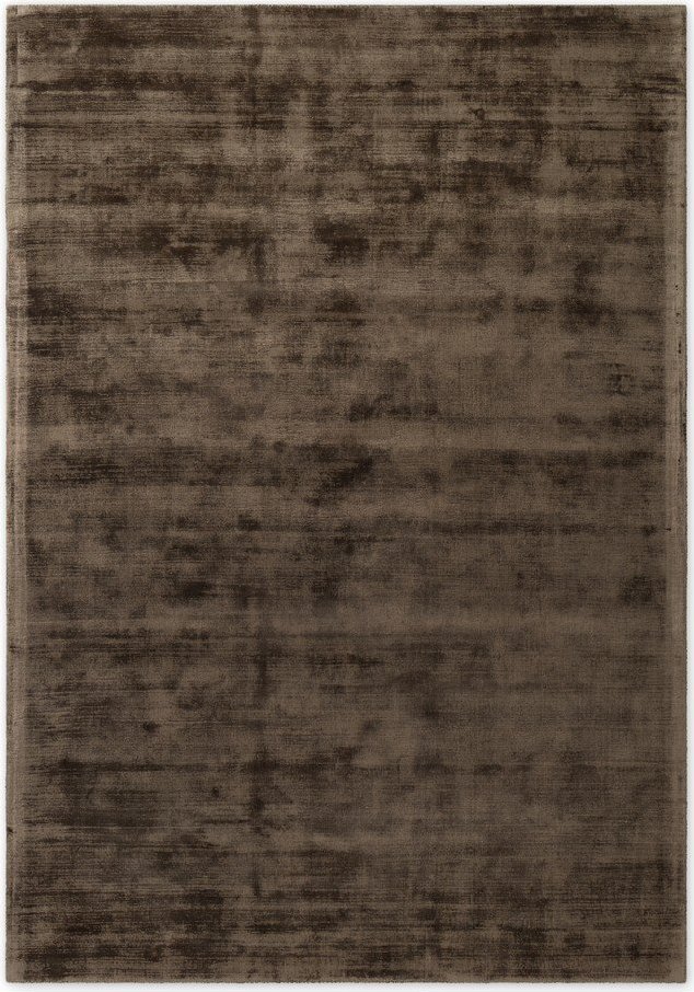 Hnědý ručně tkaný koberec z viskózy 80x150 cm Noemi – Vikosa Vikosa