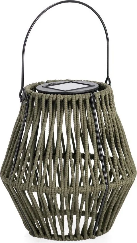 Khaki solární LED lucerna (výška 17 cm) Juny – Yes Everyday