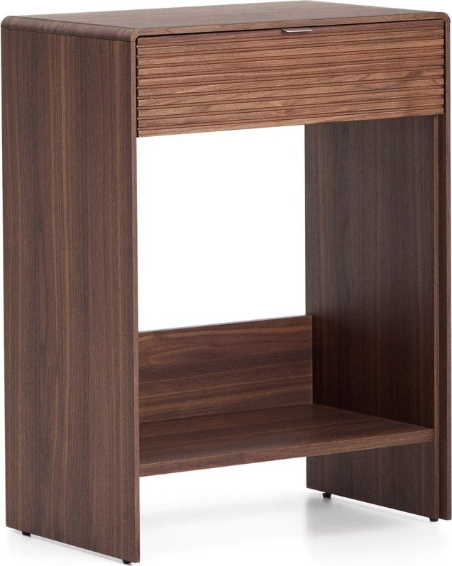 Komoda v dekoru ořechu v tmavě přírodní barvě 60x81x37 cm Norlen – Kave Home Kave Home