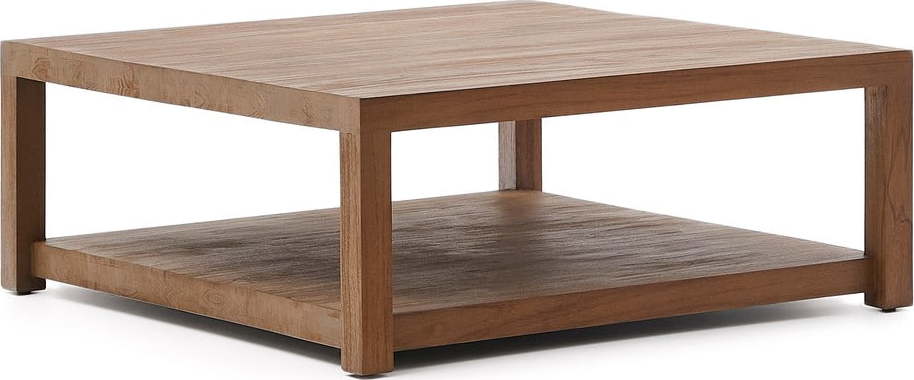 Konferenční stolek z teakového dřeva v přírodní barvě 90x90 cm Sashi – Kave Home Kave Home