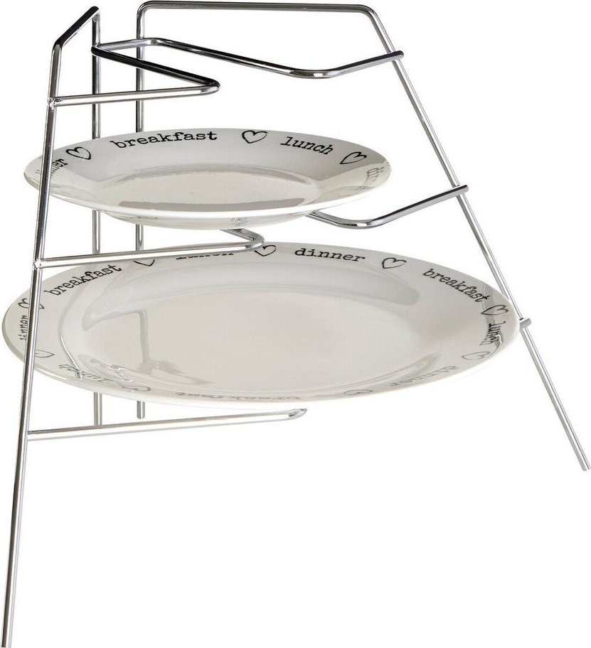 Kovová přídavná polička ve stříbrné barvě 37x25 cm Wallis – Premier Housewares Premier Housewares