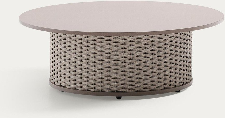 Kovový kulatý zahradní konferenční stolek ø 99 cm Sedalis – Kave Home Kave Home