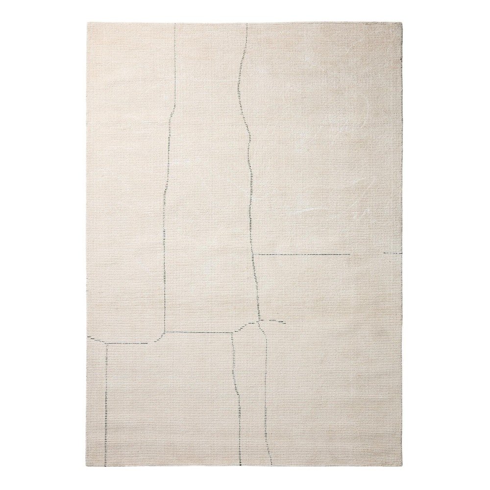 Krémový ručně tkaný koberec 200x300 cm Lisdan – Kave Home Kave Home