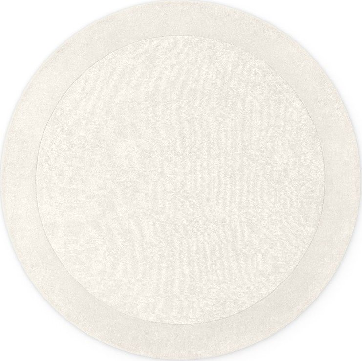 Krémový ručně tkaný kulatý koberec s příměsí vlny ø 150 cm Kivi – Villeroy&Boch Villeroy & boch