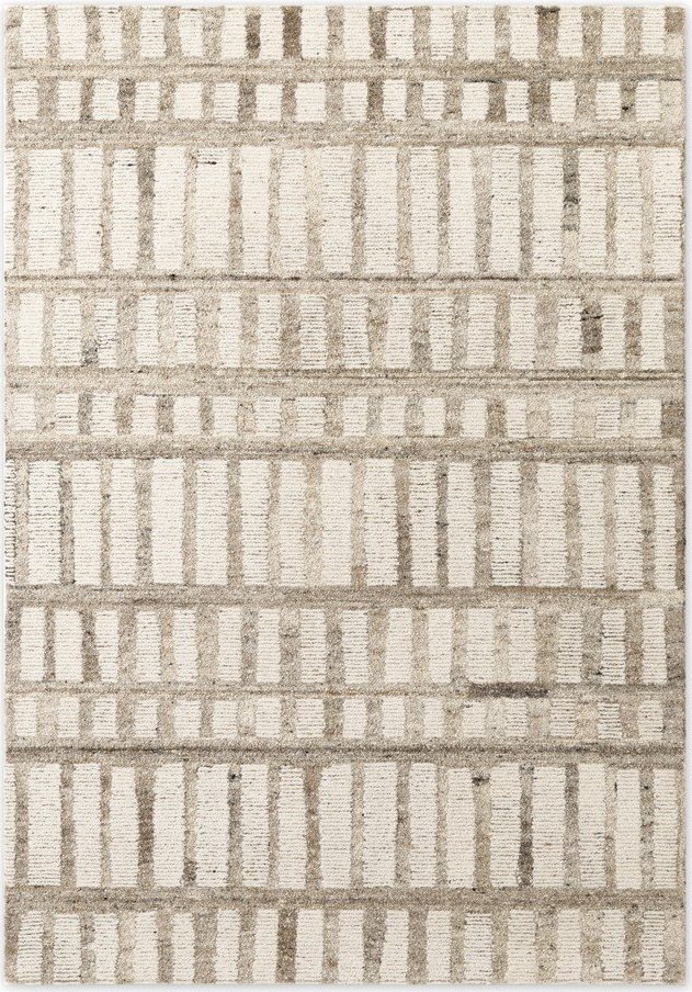 Krémový ručně tkaný vlněný koberec 160x230 cm Boho 1.0 Linara – Vikosa Vikosa