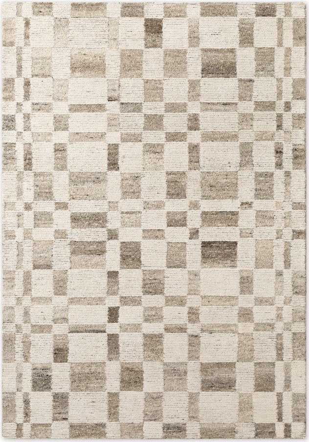Krémový ručně tkaný vlněný koberec 80x150 cm Boho 1.0 Structa – Vikosa Vikosa