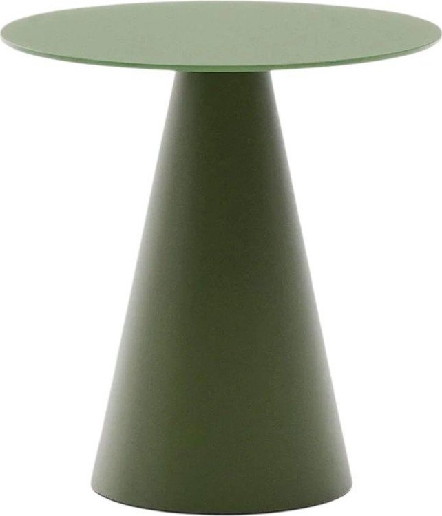Kulatý odkládací stolek se skleněnou deskou ø 50 cm Wilshire – Kave Home Kave Home