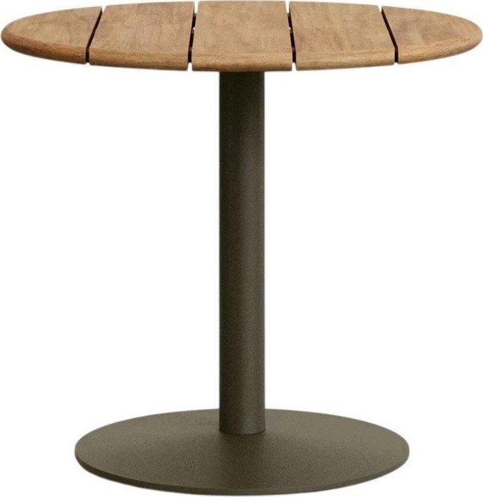 Kulatý zahradní jídelní stůl s deskou z akácie ø 80 cm Esilda – Kave Home Kave Home