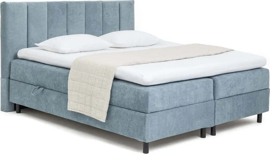 Boxspring postel s úložným prostorem Elva Bold Line – Bonami Selection