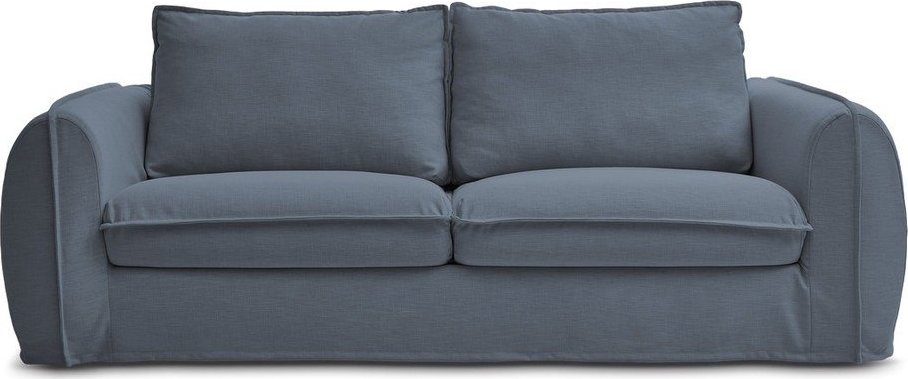 Modrá pohovka na každodenní spaní/rozkládací 236 cm Archimede – Bobochic Paris Bobochic Paris