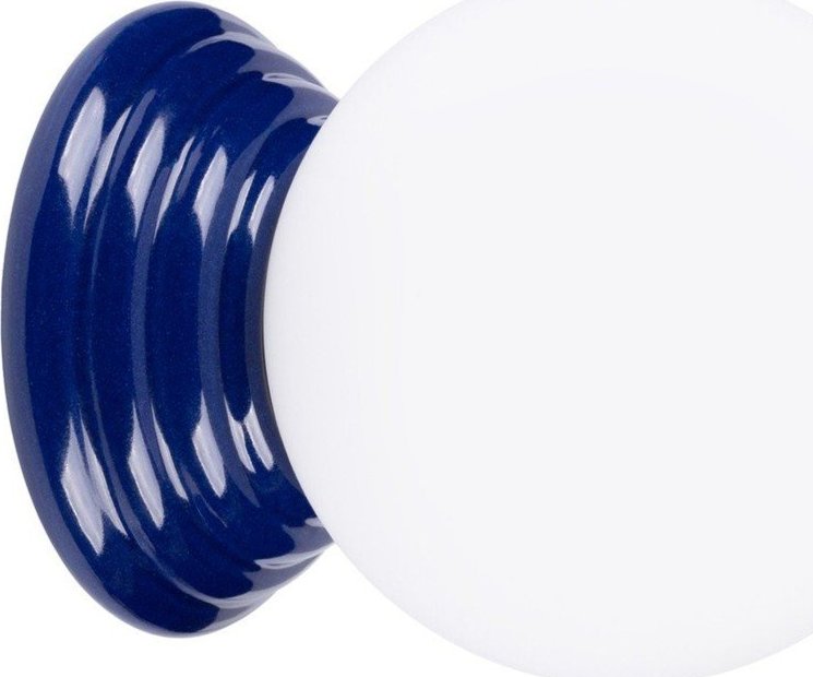 Modré keramické nástěnné svítidlo ø 12 cm Farsa – Sollux Sollux