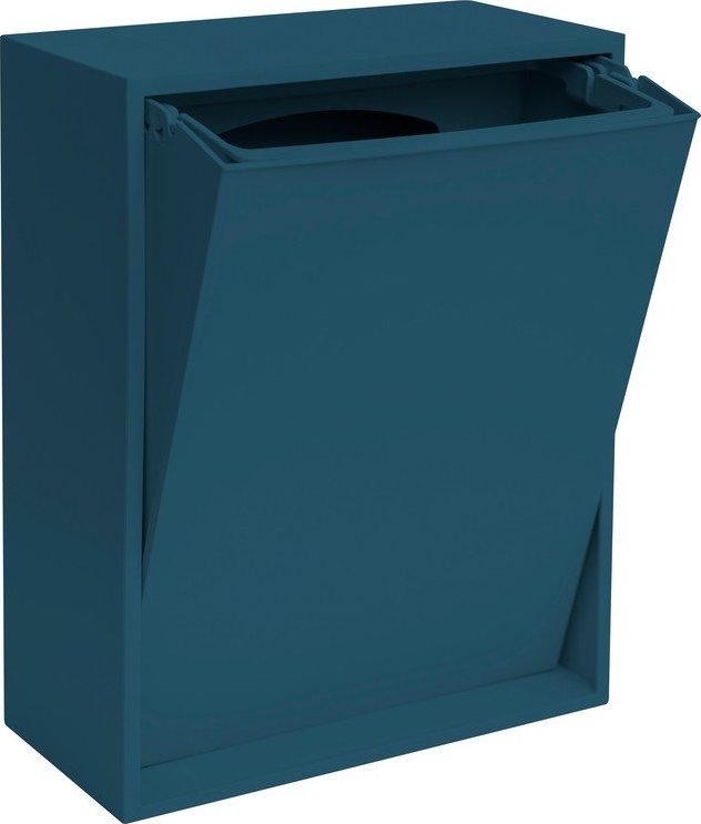 Modrý odpadkový koš na tříděný odpad/nástěnný z recyklovaného plastu Recycling Box – ReCollector Recollector