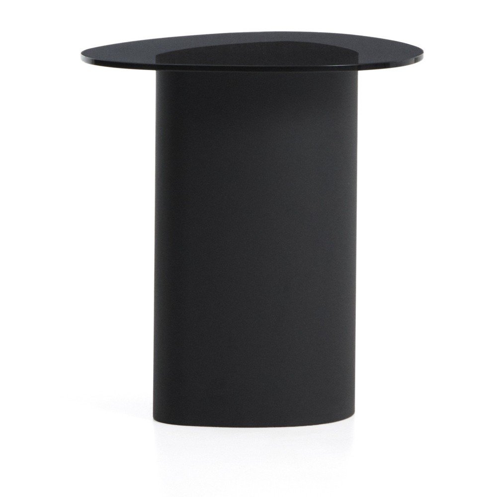 Odkládací stolek se skleněnou deskou 47x48 cm Olir – Kave Home Kave Home