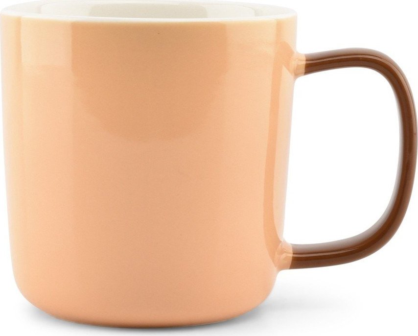 Oranžový hrnek z kostního porcelánu 370 ml Mae – ONA ONA