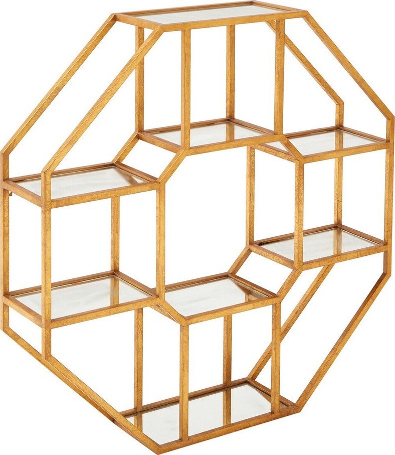 Patrová kovová police v přírodní barvě 92 cm Zariah – Premier Housewares Premier Housewares