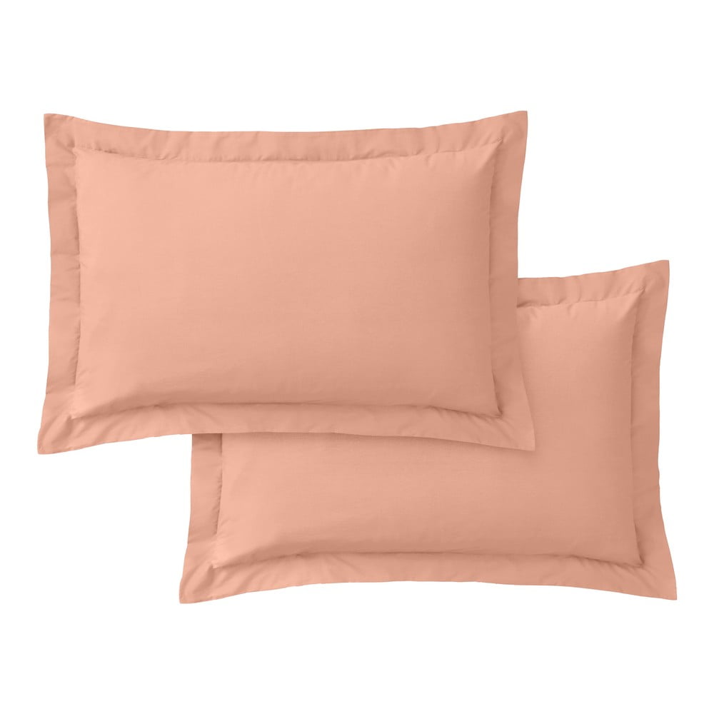 Povlaky na polštáře z bavlněného perkálu v sadě 2 ks 50x75 cm Cotton Percale – Bianca Bianca