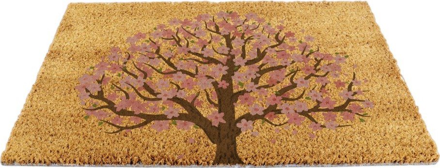 Rohožka z kokosového vlákna 60x90 cm Blossom Tree of Life – Artsy Doormats Artsy Doormats