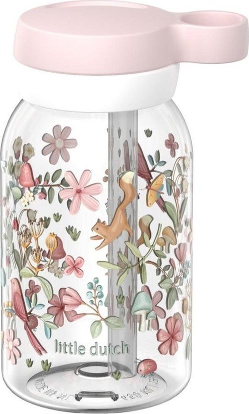 Růžová plastová dětská lahev 450 ml Fairy Wonders by Little Dutch – Mepal Mepal