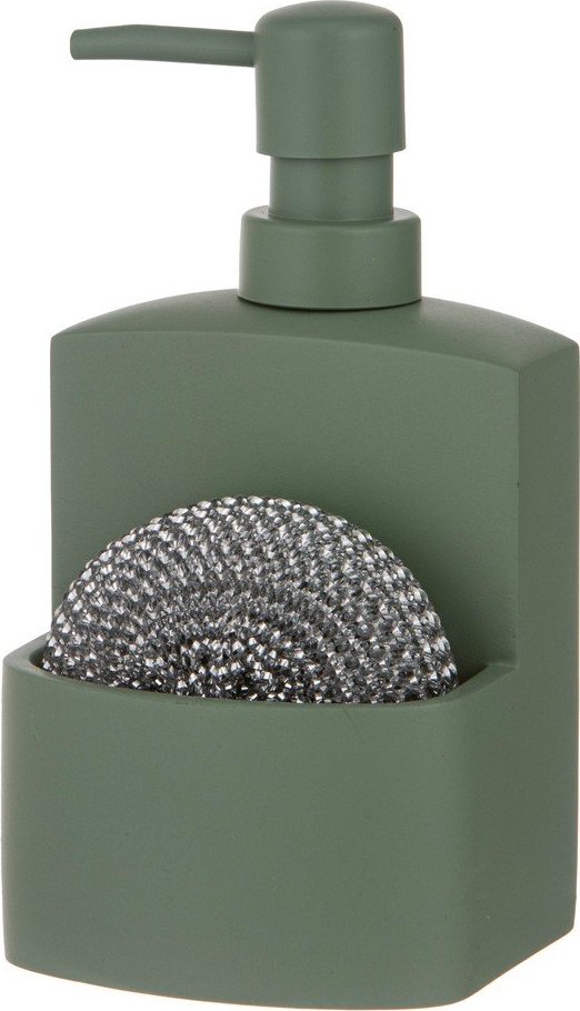Šalvějově zelený dávkovač mýdla z polyresinu 250 ml Essentials – Ladelle Ladelle