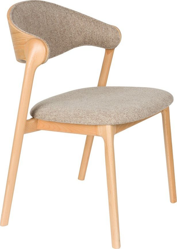 Šedobéžová čalouněná jídelní židle Babington – Dutchbone Dutchbone