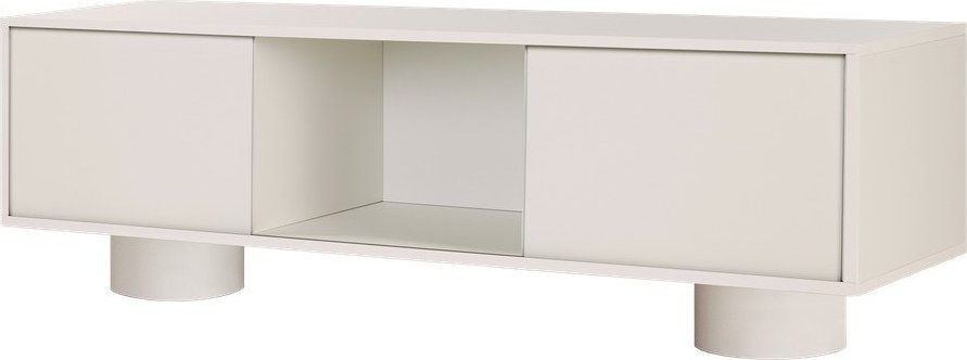Šedobéžový TV stolek 160x48x42 cm Taro – noo.ma NOO.MA