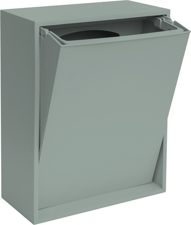 Šedomodrý odpadkový koš na tříděný odpad/nástěnný z recyklovaného plastu Recycling Box – ReCollector Recollector