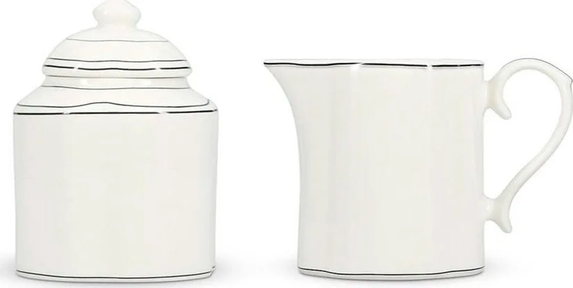 Set cukřenky a konvičky na mléko z kostního porcelánu Odette – S|P Collection