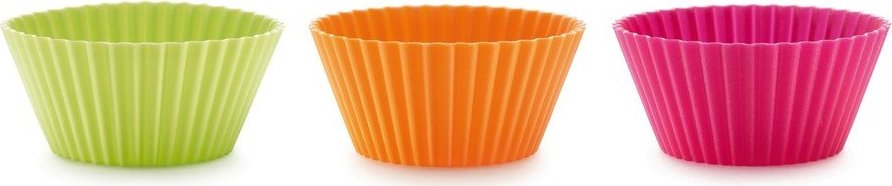 Silikonové formy na muffiny v sadě 12 ks ø 7 cm – Lékué LÉKUÉ