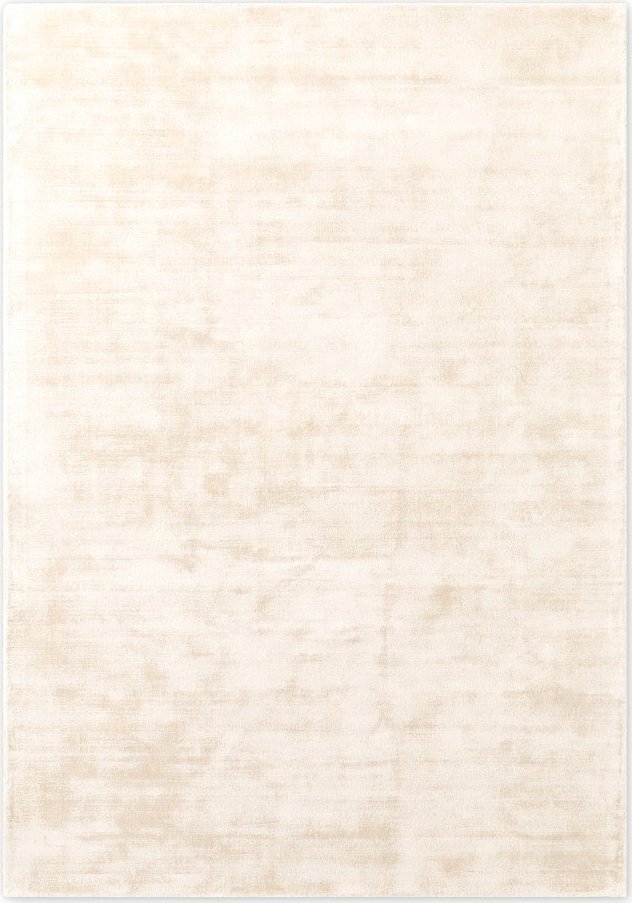 Slonovinový ručně tkaný koberec z viskózy 80x150 cm Noemi – Vikosa Vikosa